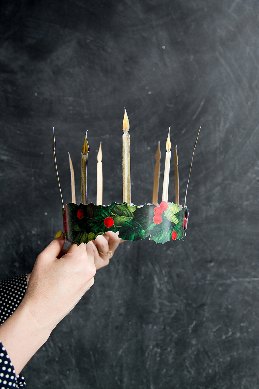 day 2: printable st. lucia crown - the house that lars built